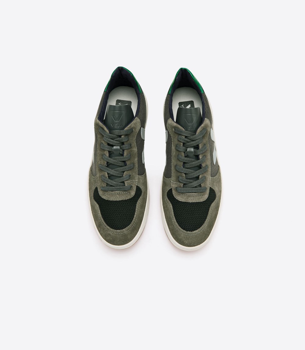 Veja Trainers Mens Olive - V-10 B-mesh Multico - GEFA-43862